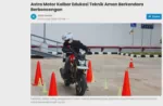 Astra Motor Kalbar Edukasi Teknik Aman Berkendara Berboncengan
