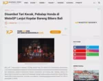 Disambut Tari Kecak, Pebalap Honda di MotoGP Lanjut Kopdar Bareng Bikers Bali