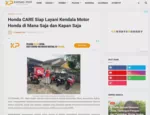 Honda CARE Siap Layani Kendala Motor Honda di Mana Saja dan Kapan Saja