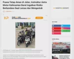 Puasa Tetap Aman di Jalan, Instruktur Astra Motor Kalimantan Barat Ingatkan Risiko Berkendara Saat Lemas dan Mengantuk