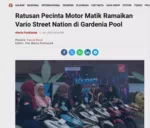 Ratusan Pecinta Motor Matik Ramaikan Vario Street Nation di Gardenia Pool