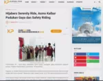 Hijabers Serenity Ride, Asmo Kalbar Padukan Gaya dan Safety Riding