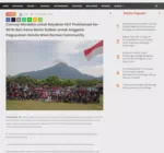 Convoy Merdeka untuk Rayakan HUT Proklamasi ke-80 RI dari Astra Motor Kalbar untuk Anggota Paguyuban Honda West Borneo Community