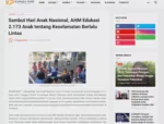 Sambut Hari Anak Nasional, AHM Edukasi 2.173 Anak tentang Keselamatan Berlalu Lintas