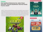 Dari Aplikasi MotorkuX ke Jalan Raya Sambas, Honda Mudahkan Semua Lewat Promo JULIET