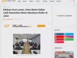 Edukasi #cari_aman, Astra Motor Kalbar Latih Komunitas Motor Membaca Risiko di Jalan