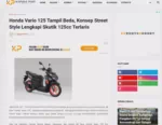 Honda Vario 125 Tampil Beda, Konsep Street Style Lengkapi Skutik 125cc Terlaris
