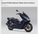 Honda PCX160 Hadirkan Pilihan Warna Terbaru