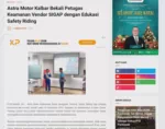 Astra Motor Kalbar Bekali Petugas Keamanan Vendor SIGAP dengan Edukasi Safety Riding