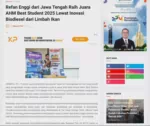 Refan Enggi dari Jawa Tengah Raih Juara AHM Best Student 2025 Lewat Inovasi Biodiesel dari Limbah Ikan