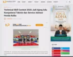 Technical Skill Contest 2026 Jadi Ajang Adu Kompetensi Teknisi dan Service Advisor Honda Kalba