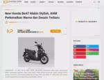 New Honda BeAT Makin Stylish, AHM Perkenalkan Warna dan Desain Terbaru