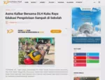 Asmo Kalbar Bersama DLH Kubu Raya Edukasi Pengelolaan Sampah di Sekolah