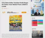 Astra Motor Kalbar Tawarkan Kredit Ringan dan Diskon Tenor Melalui Promo JEDER di Landak