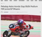 Pebalap Astra Honda Siap Bidik Podium FIM JuniorGP Misano