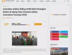 Instruktur Safety Riding AHM Raih Peringkat Kedua di Ajang Asia-Oceania Safety Innovative Concept 2026
