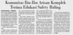 Komunitas Ibu-Ibu Arisan Komplek Terima Edukasi Safety Riding
