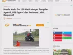 Honda Vario Evo 160 Hadir dengan Tampilan Agresif, USB Type-C dan Performa Lebih Responsif