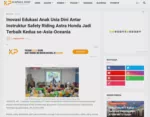 Inovasi Edukasi Anak Usia Dini Antar Instruktur Safety Riding Astra Honda Jadi Terbaik Kedua se-Asia-Oceania