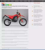 Pesona New CRF 150L yang Hadir di GIIAS 2025 dengan Penyegaran Terbaru
