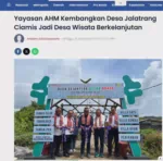 Yayasan AHM Kembangkan Desa Jalatrang Ciamis Jadi Desa Wisata Berkelanjutan