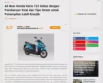 All New Honda Vario 125 Debut dengan Pembaruan Total dan Tipe Street untuk Penampilan Lebih Enerjik