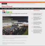 Ratusan Bikers Honda Ikuti Night Ride Cinematic dari Astra Motor Kalbar