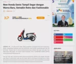 New Honda Genio Tampil Segar dengan Warna Baru, Semakin Retro dan Fashionable