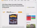 Astra Motor Kalbar Permudah Pembelian Motor Honda Lewat Promo Honda EvoluZion di Mempawah