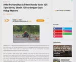 AHM Perkenalkan All New Honda Vario 125 Tipe Street, Skutik 125cc dengan Gaya Hidup Modern