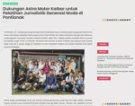 Dukungan Astra Motor Kalbar untuk Pelatihan Jurnalistik Generasi Muda di Pontianak
