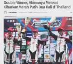 Double Winner, Abimanyu Melesat Kibarkan Merah Putih Dua Kali di Thailand