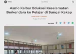 Asmo Kalbar Edukasi Keselamatan Berkendara ke Pelajar di Sungai Kakap