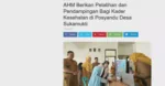 AHM Berikan Pelatihan dan Pendampingan Bagi Kader Kesehatan di Posyandu Desa Sukamukti