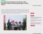 Peringati Hari Mangrove Sedunia, AHM Hijaukan Pesisir Karawang dengan 12 Ribu Pohon