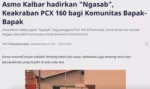 Asmo Kalbar hadirkan "Ngasab", Keakraban PCX 160 bagi Komunitas Bapak-Bapak