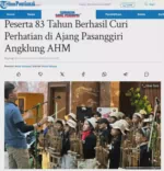 Peserta 83 Tahun Berhasil Curi Perhatian di Ajang Pasanggiri Angklung AHM