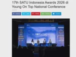 17th SATU Indonesia Awards 2026 di Young On Top National Conference