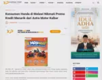 Konsumen Honda di Melawi Nikmati Promo Kredit Menarik dari Astra Motor Kalbar