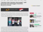 “Satukan Hati, Satukan Semangat” Jadi Semarak Hari Pelanggan Nasional Bersama Honda