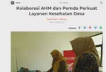 Kolaborasi AHM dan Pemda Perkuat Layanan Kesehatan Desa