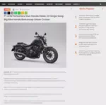 PT AHM Perbaharui Duo Honda Rebel, Ini Harga Sang Big Bike Honda Berkonsep Urban Cruiser