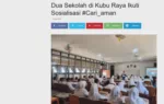 Dua Sekolah di Kubu Raya Ikuti Sosialisasi #Cari_aman