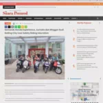 Semarak Honda Experience, Jurnalis dan Blogger Ikuti Rolling City Usai Safety Riding Education