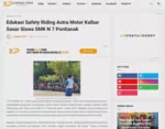 Edukasi Safety Riding Astra Motor Kalbar Sasar Siswa SMK N 7 Pontianak