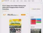 Promo Sejiwa Asmo Kalbar Dukung Gaya Hidup Aktif Pengguna Motor Honda di Putussibau
