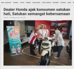Dealer Honda ajak konsumen satukan hati, Satukan semangat kebersamaan