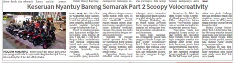 Keseruan Nyantuy Bareng Semarak Part 2 Scoopy Velocreativity